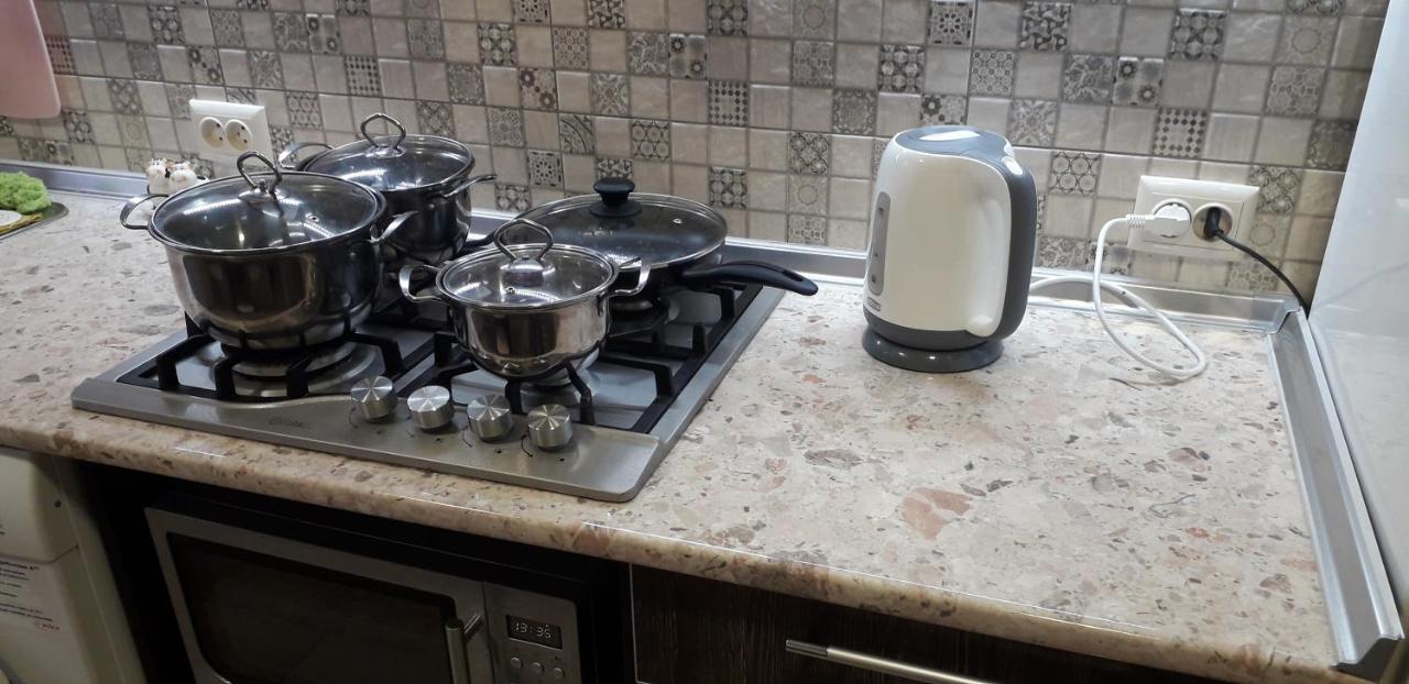 Apartment 30 M2 On Sergei Esenin 11 Harkiv Dış mekan fotoğraf